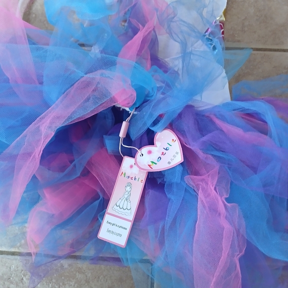 Mermaid Costume TuTu With Headband NWT - Picture 4 of 9